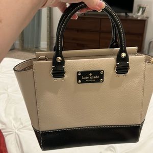kate spade Tan Black Purse